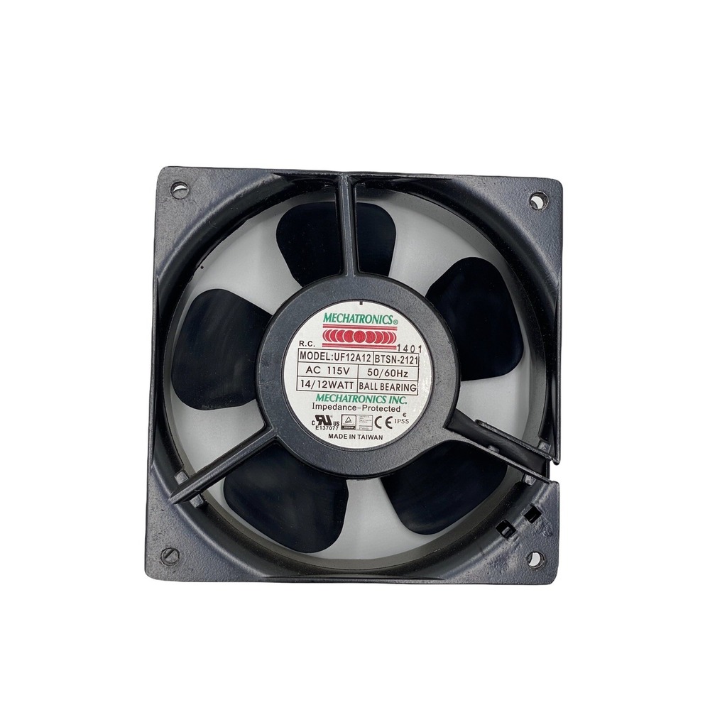 Mechatronics UF12A12 BTSNR 2121 Axial Fan 115V 50/60Hz 14/12W Ball Bearing 120mm
